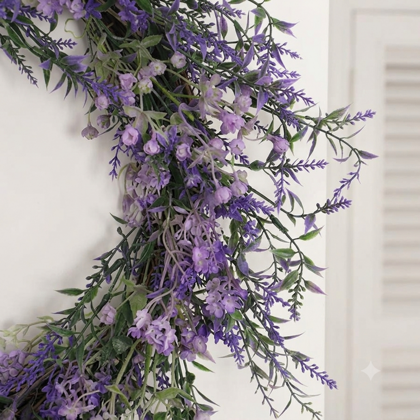 18" Lavender Wreath for Front Door